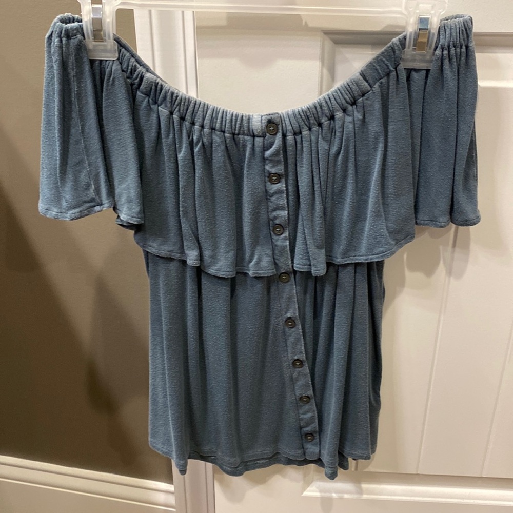 Off the shoulder tank